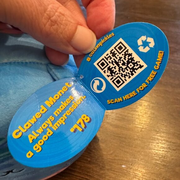 Cats VS Pickles Clawed Monet Bean Bag Plush #178 - Picture 3 of 4